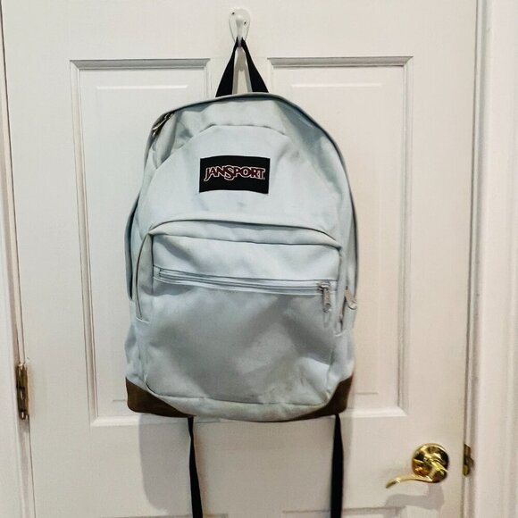 Vintage Jansport Backpack with Leather Suede Bottom - Picture 13 of 16